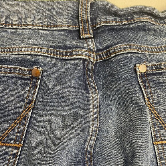 Wrangler Retro Jeans Men's 40x32 Blue Denim Slim Straight Medium Wash Stretch - Picture 14 of 15